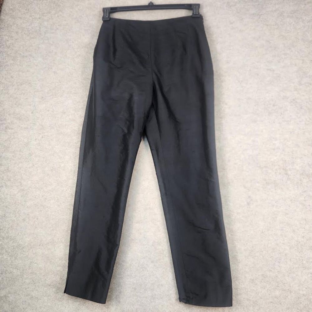 New Charter Club Women's Silk Pants Size 4  Preppy Glam Retro Eveningwear 70's